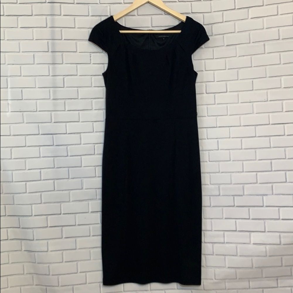 David‎ Meister Cap Sleeve Black Cocktail Dress Sz 6